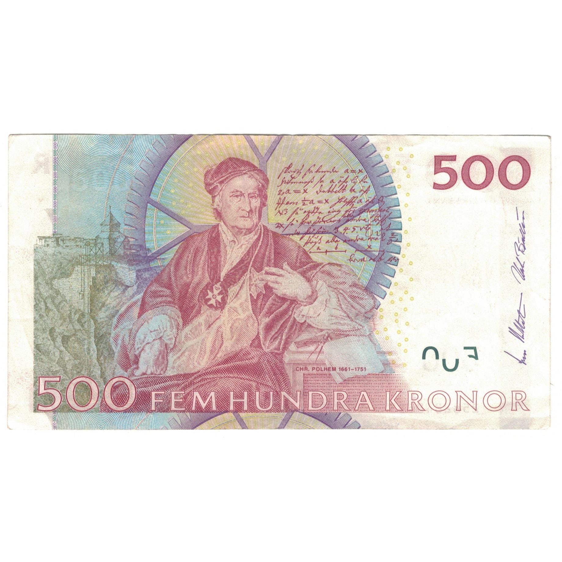 Banknote, Sweden, 500 Kronor, 2001-2006, 2001-2002, KM:66a, AU(55-58)