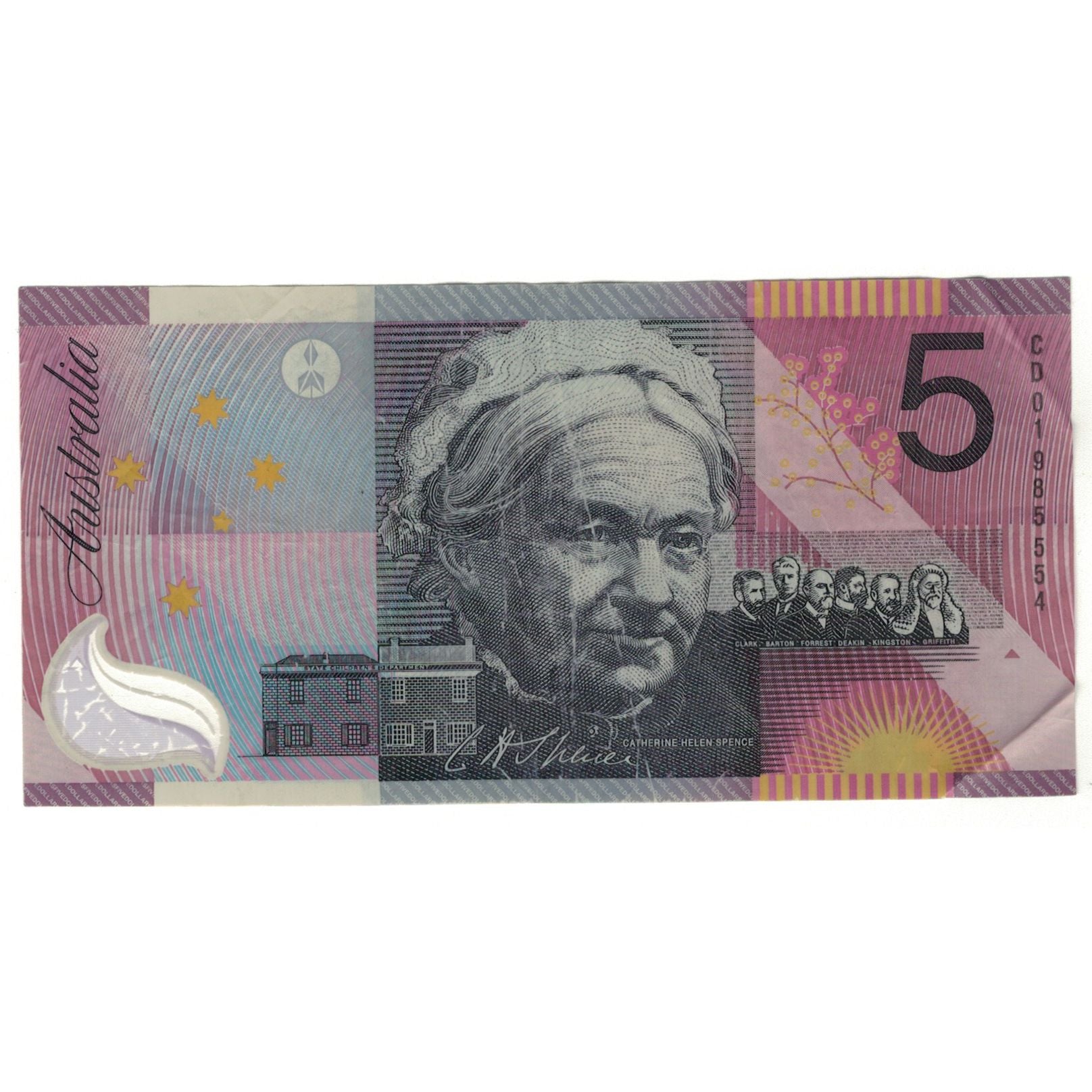 Banknote, Australia, 5 Dollars, KM:56, VF(20-25)