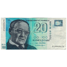 Banknote, Finland, 20 Markkaa, 1993, 1993, KM:123, EF(40-45)