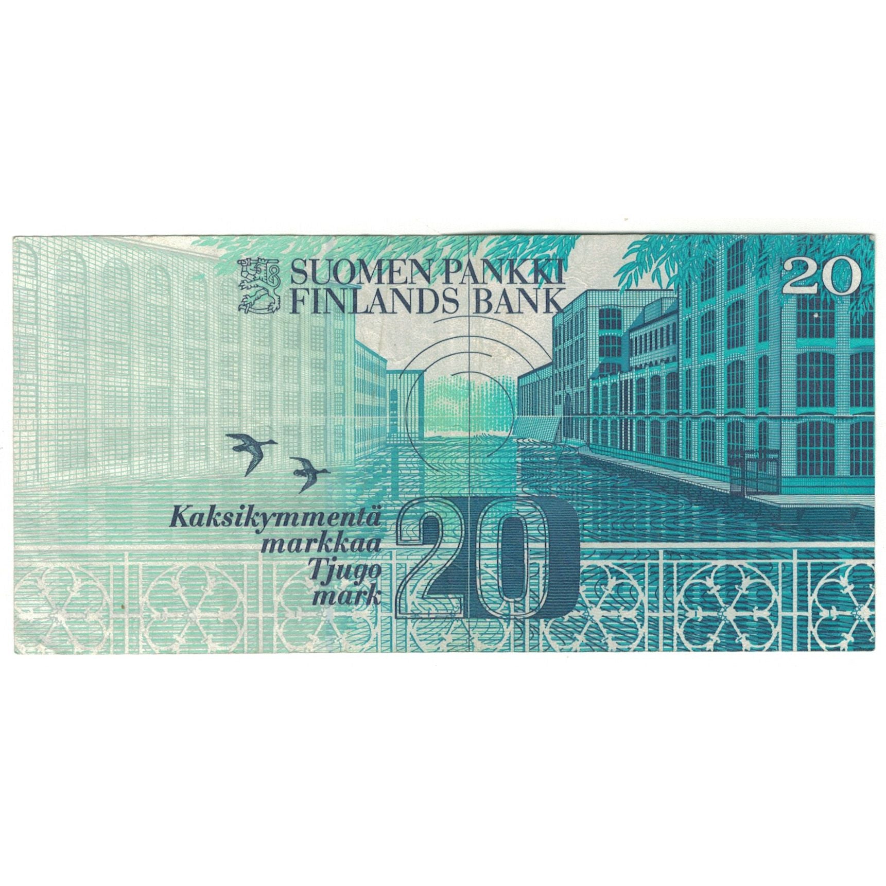 Banknote, Finland, 20 Markkaa, 1993, 1993, KM:123, EF(40-45)