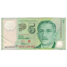 Banknote, Singapore, 5 Dollars, 2005, KM:47, VF(20-25)