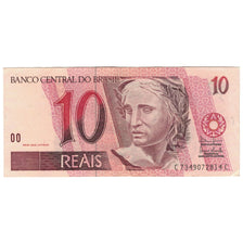 Banknot, Brazylia, 10 Reais, KM:245Ag, EF(40-45)