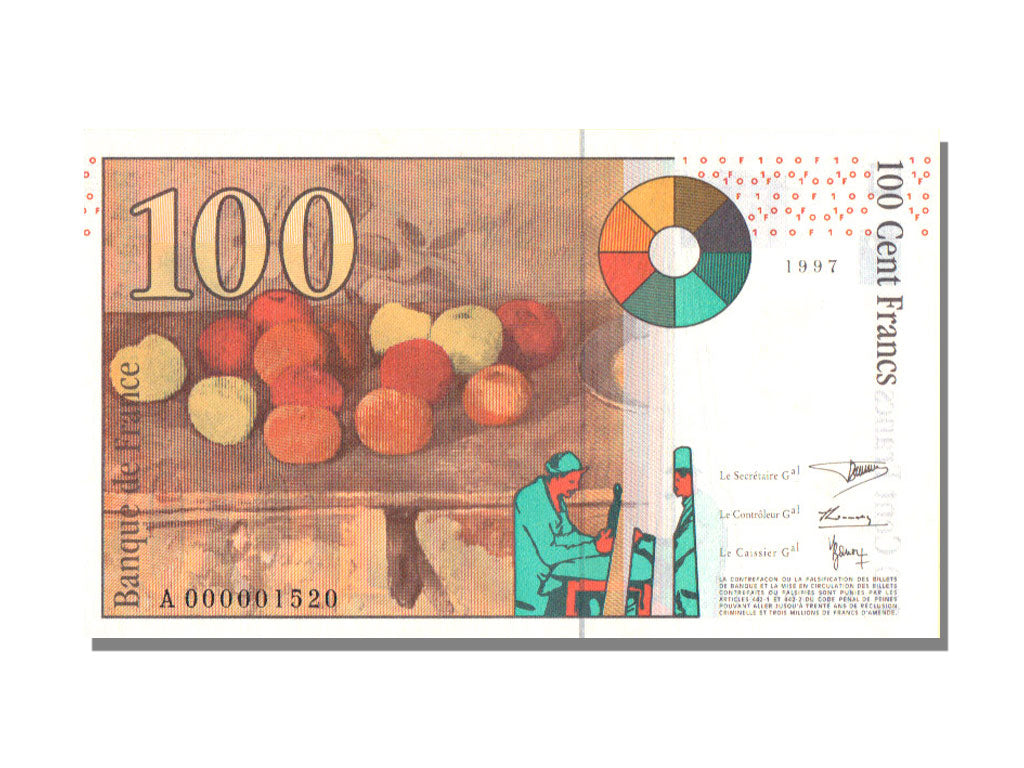 100 Francs Type Cézanne