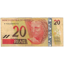 Banknot, Brazylia, 20 Reais, KM:250c, VF(20-25)