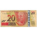 Billet, Brésil, 20 Reais, KM:250c, TB