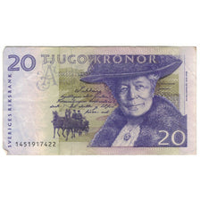 Banconote, Svezia, 20 Kronor, 1992, 1992, KM:63c, B