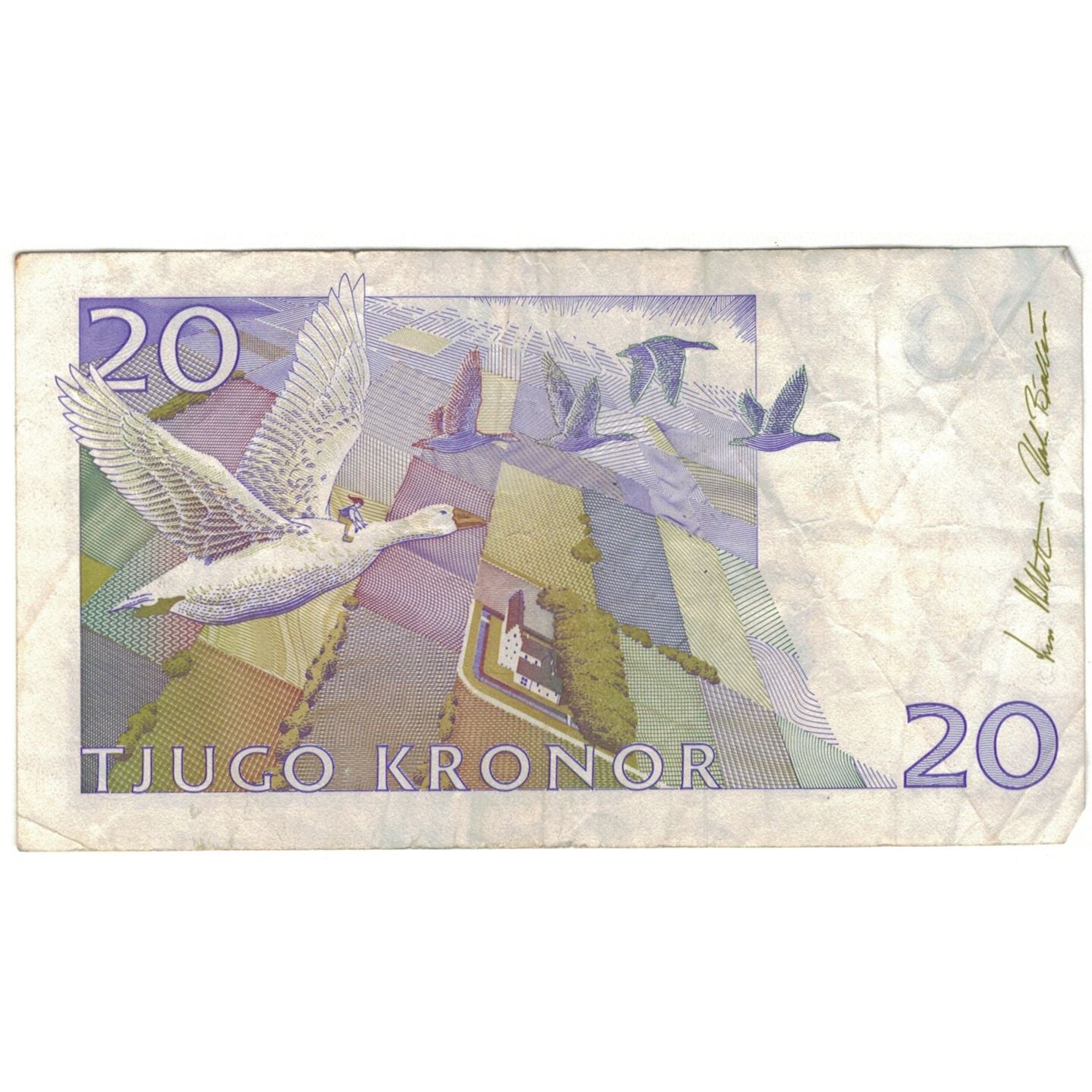 Banconote, Svezia, 20 Kronor, 1992, 1992, KM:63c, B