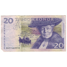 Banknote, Sweden, 20 Kronor, 1992, 1992, KM:63c, VG(8-10)