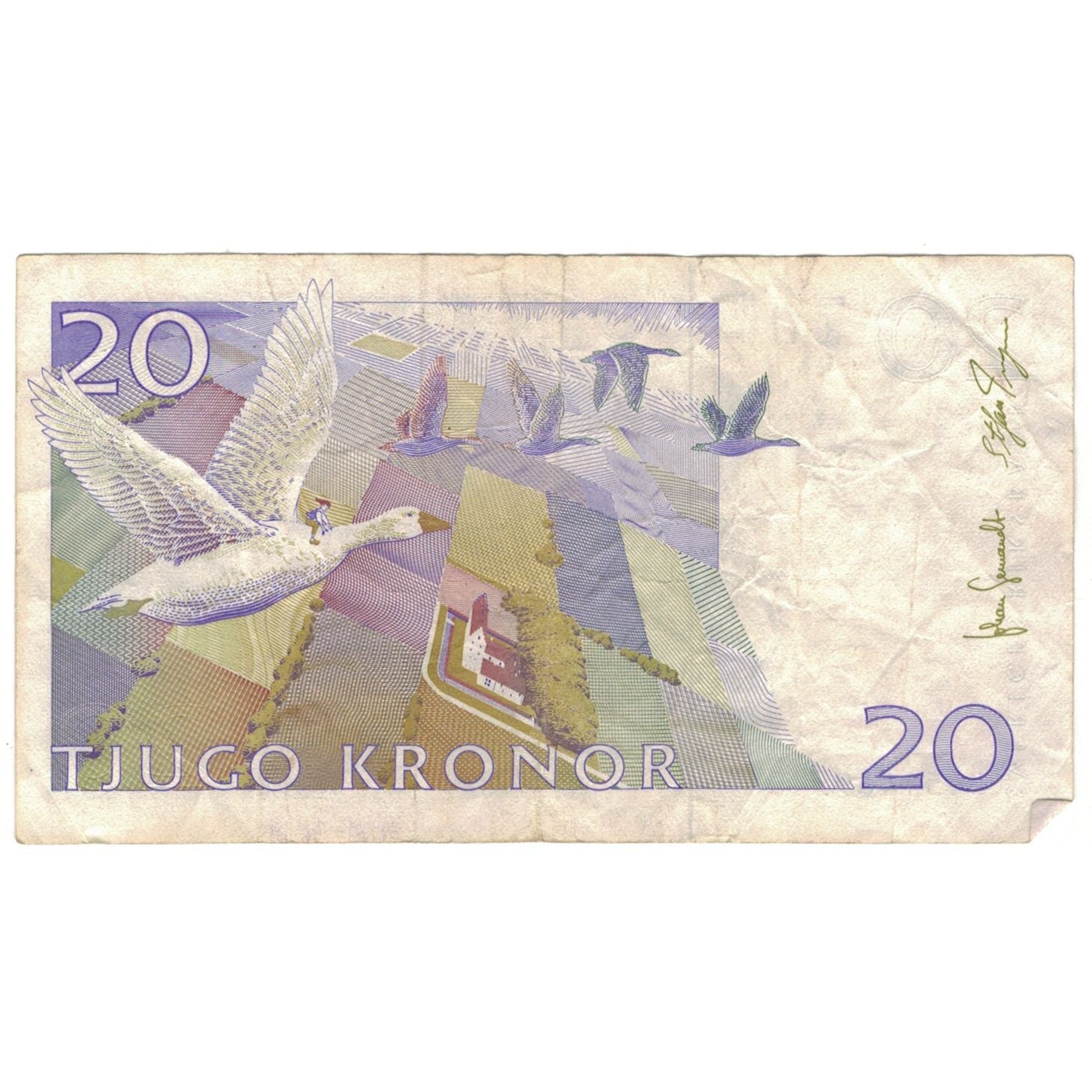 Banknote, Sweden, 20 Kronor, 1992, 1992, KM:63c, VG(8-10)