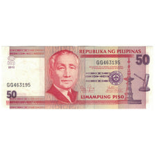 Banknote, Philippines, 50 Piso, KM:171b, AU(55-58)