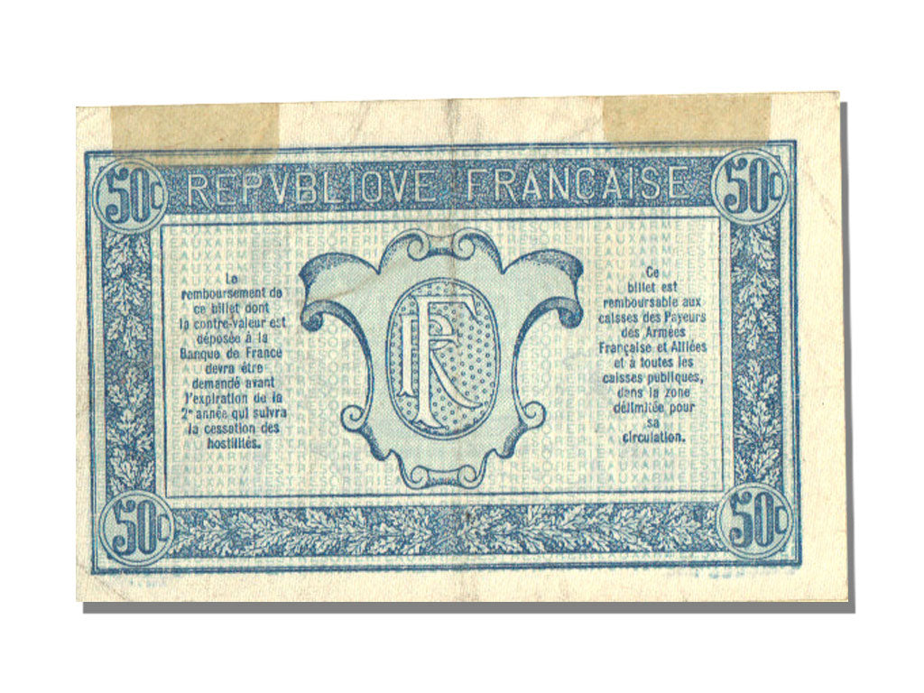 50 Centimes Type Trésorerie aux armées