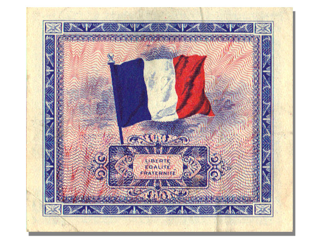 FRANCE, 2 Francs, 1944, KM #114a, UNC(60-62)