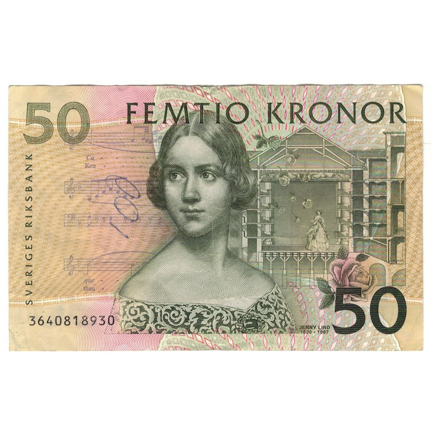 Banknote, Sweden, 50 Kronor, KM:62a, VF(20-25)