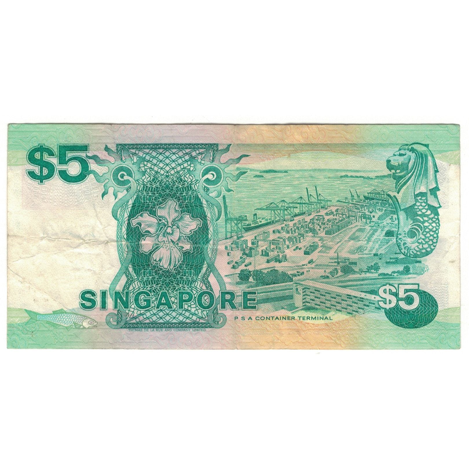 Banknote, Singapore, 5 Dollars, Undated (1989), KM:19, EF(40-45)