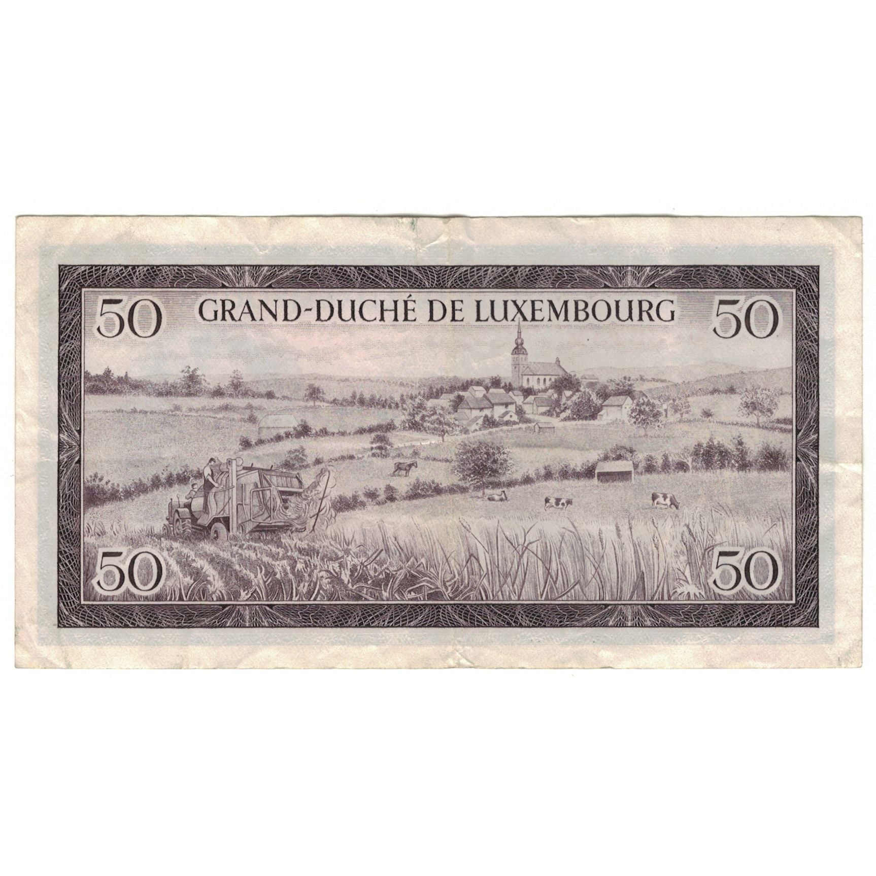 Banknote, Luxembourg, 50 Francs, 1961, 1961-02-06, KM:51a, EF(40-45)