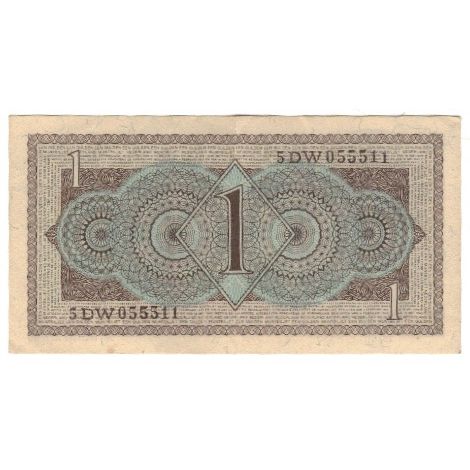 Banknote, Netherlands, 1 Gulden, 1949, 1949-08-08, KM:72, EF(40-45)