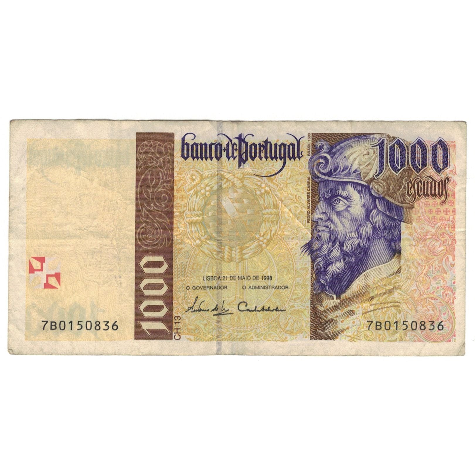 Billet, Portugal, 1000 Escudos, 1998, 1998-05-21, KM:188c, TB