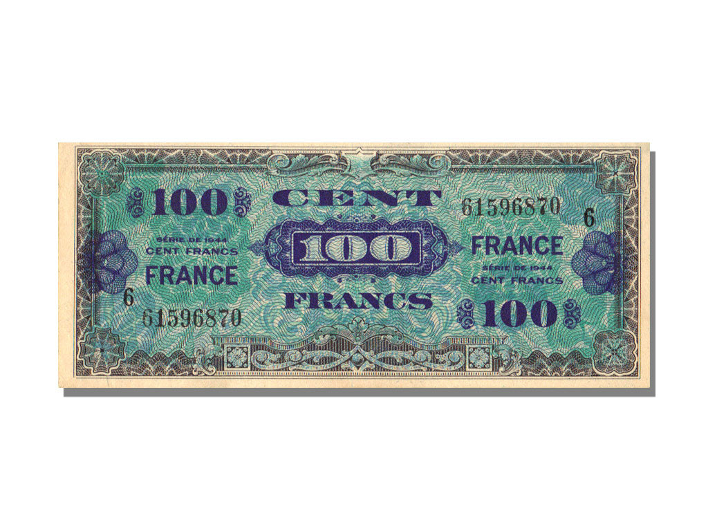 FRANCE, 100 Francs, 1944, KM #123c, UNC(63), Fayette #25.6