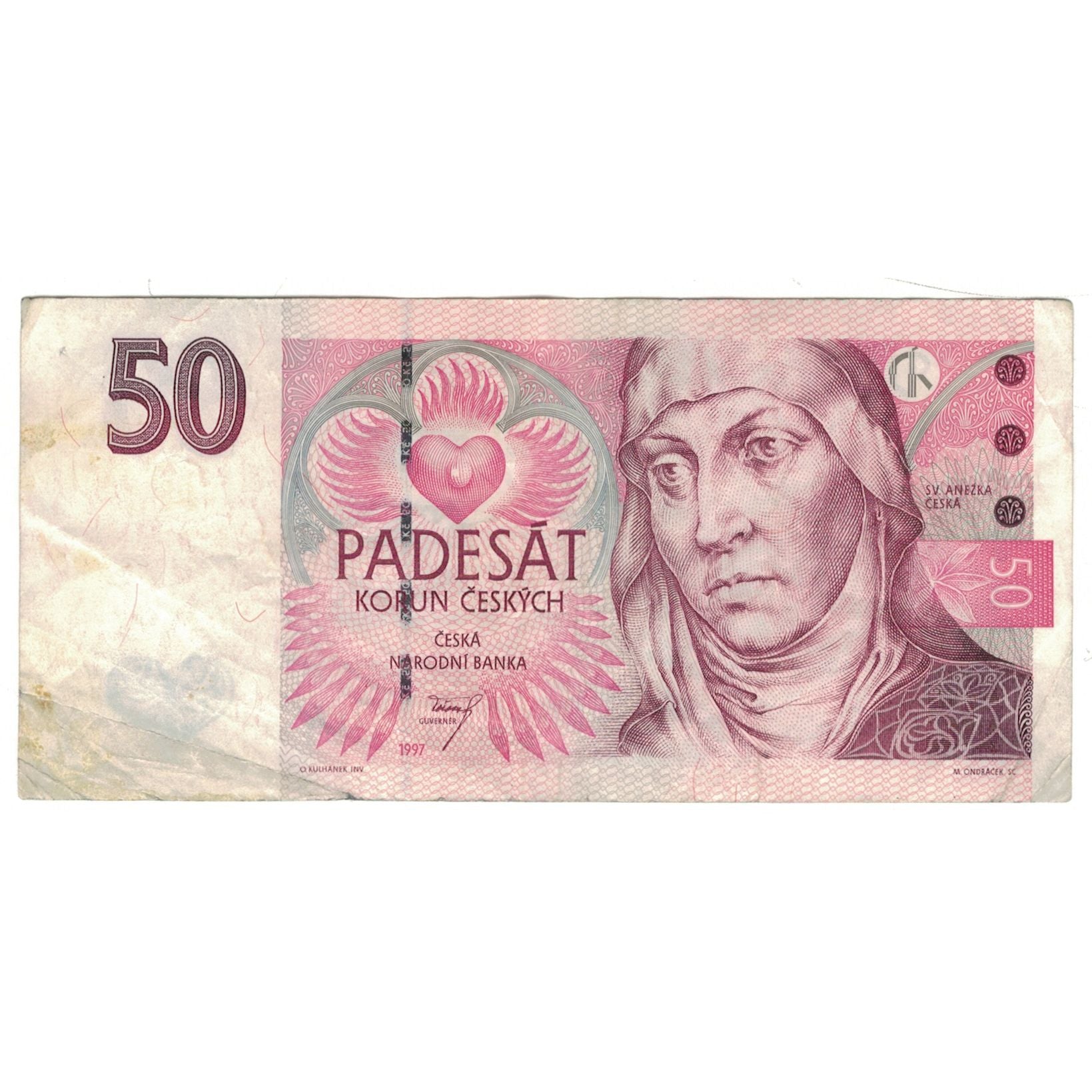 Billet, République Tchèque, 50 Korun, 1997, KM:17, TB