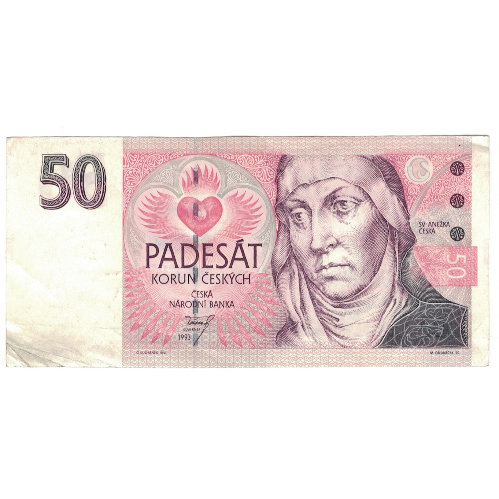 Banknote, Czech Republic, 50 Korun, 1993, KM:4a, EF(40-45)