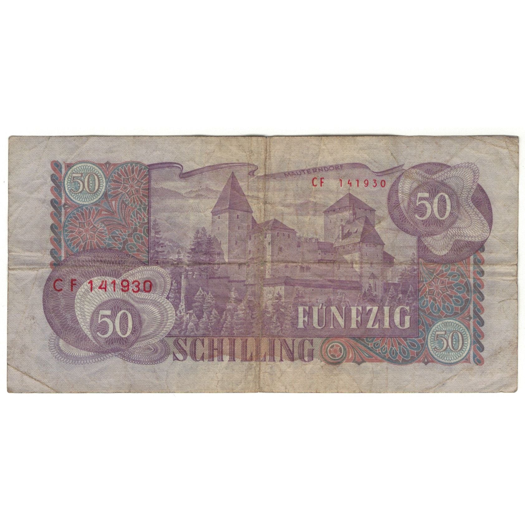 Banknote, Austria, 50 Schilling, 1962, 1962-07-02, KM:137a, VF(20-25)
