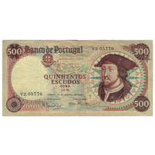 Geldschein, Portugal, 500 Escudos, 1966-01-25, KM:170a, SS