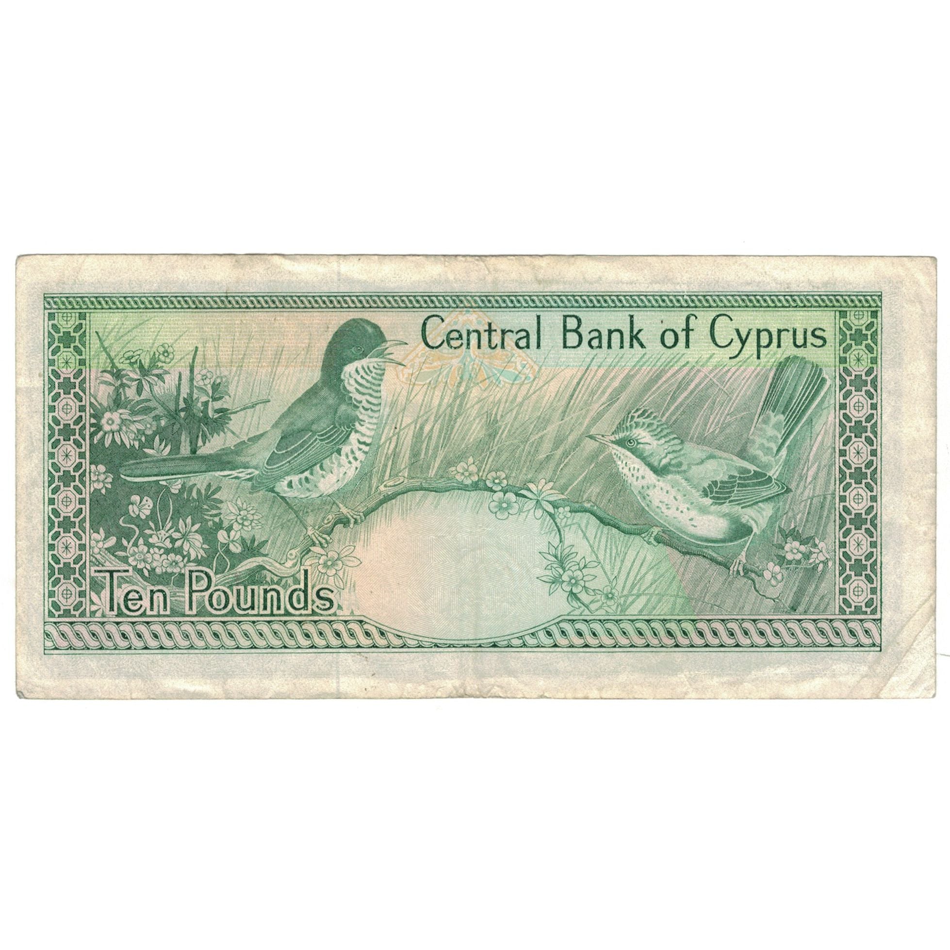 Banknote, Cyprus, 10 Pounds, 1989-1995, 1990-10-01, KM:55a, EF(40-45)