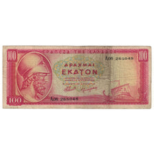 Banknote, Greece, 100 Drachmai, 1954, KM:192b, VG(8-10)