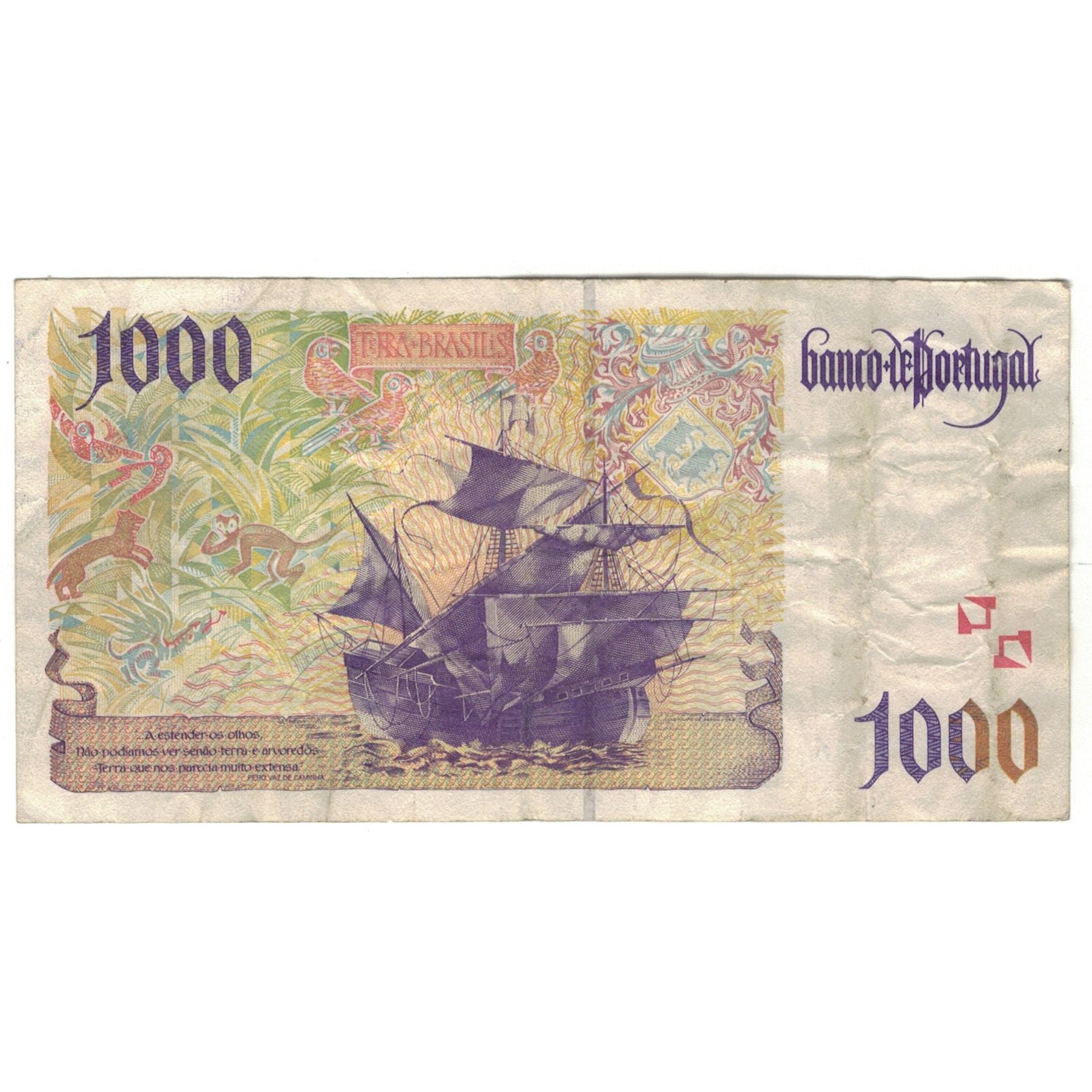 Banknote, Portugal, 1000 Escudos, 1998, 1998-05-21, KM:188c, VF(20-25)