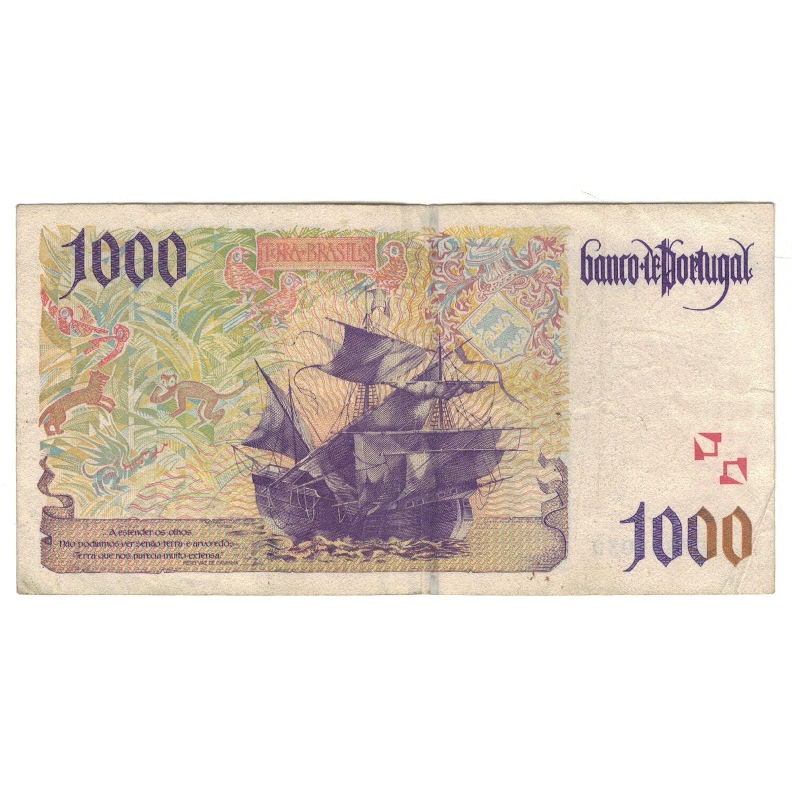 Banknote, Portugal, 1000 Escudos, 1998, 1998-05-21, KM:188c, VF(20-25)