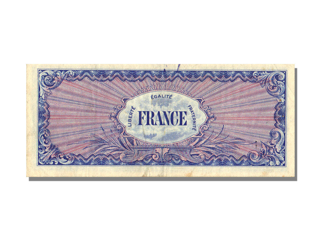 France, 100 Francs, 1945 Verso France, 1945, KM #123e, 1944-06-04, EF(40-45),...
