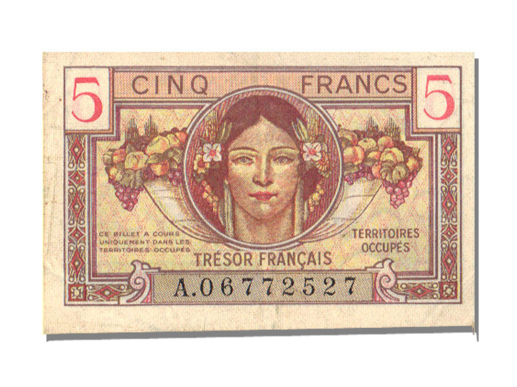 5 Francs Type Trésor Français