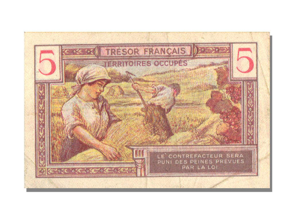 5 Francs Type Trésor Français