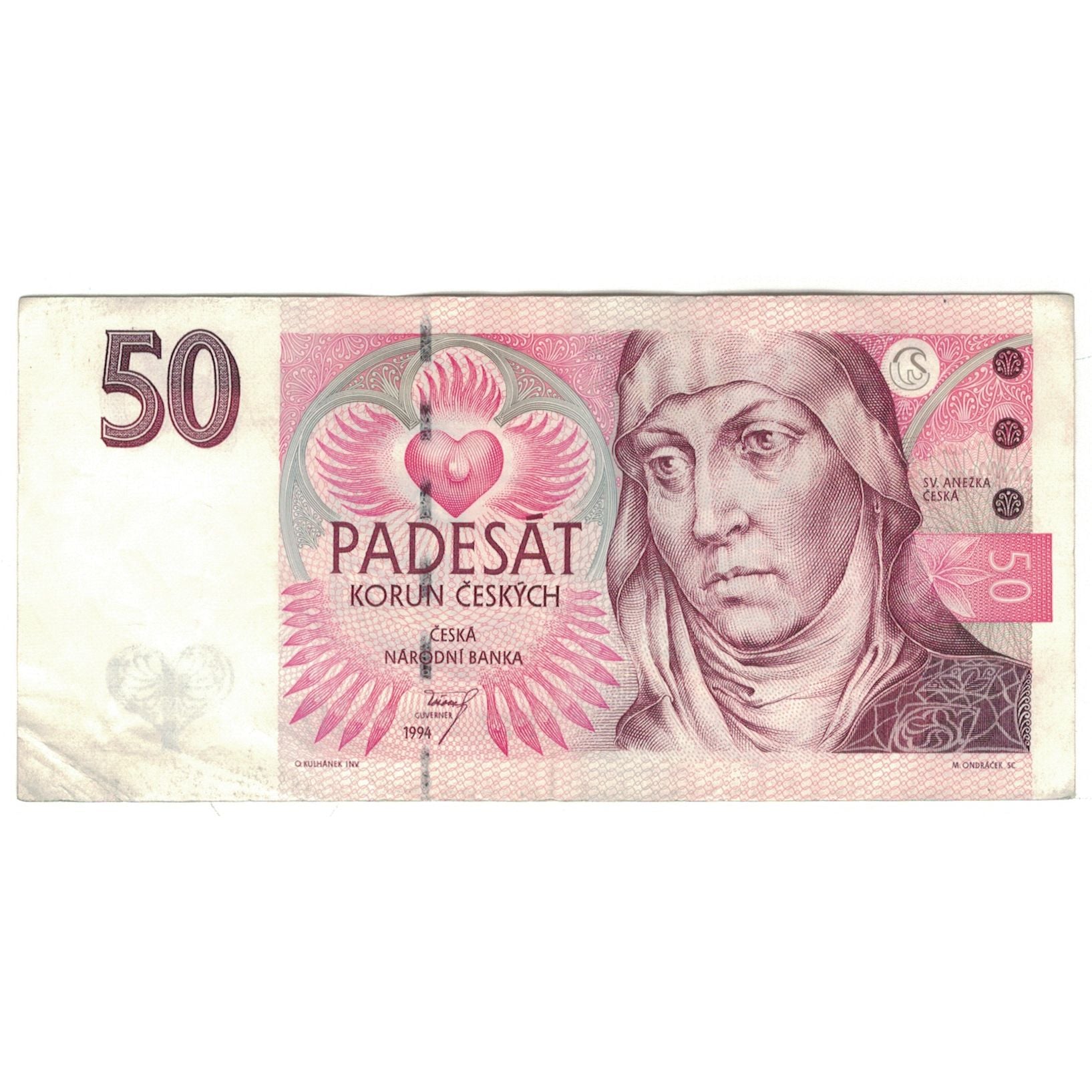 Banknote, Czech Republic, 50 Korun, 1994, KM:17, EF(40-45)