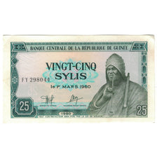 Banknote, Guinea, 25 Sylis, 1960, 1960-03-01, KM:17, UNC(63)