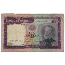 Banknote, Portugal, 100 Escudos, 1961, 1961-12-19, KM:165a, VF(20-25)