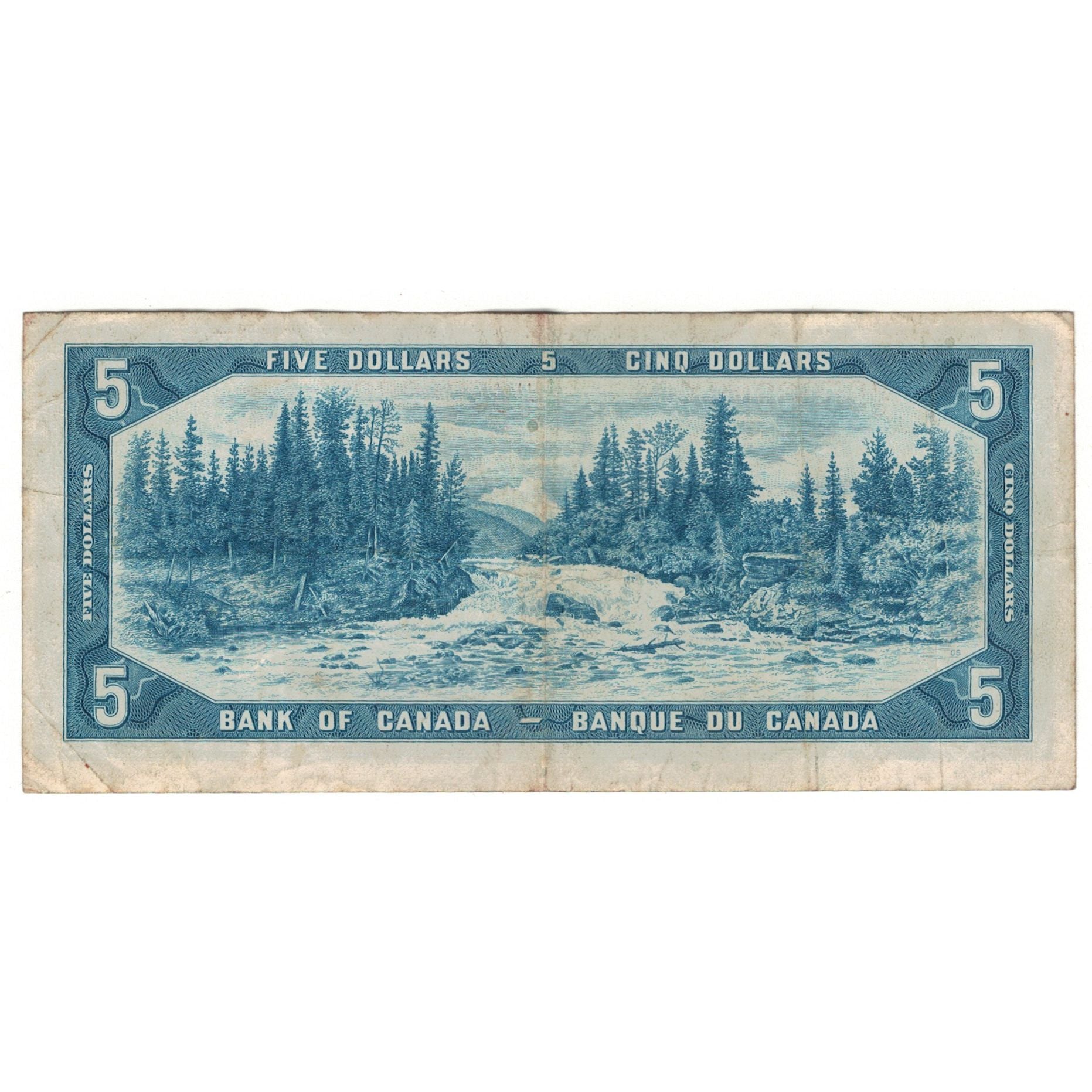 Banconote, Canada, 5 Dollars, 1954, KM:77b, BB