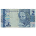 Banknot, Brazylia, 2 Reais, 2010, Undated (2010), KM:249e, VF(20-25)