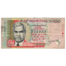 Banknote, Mauritius, 100 Rupees, 1999, KM:51b, VF(20-25)
