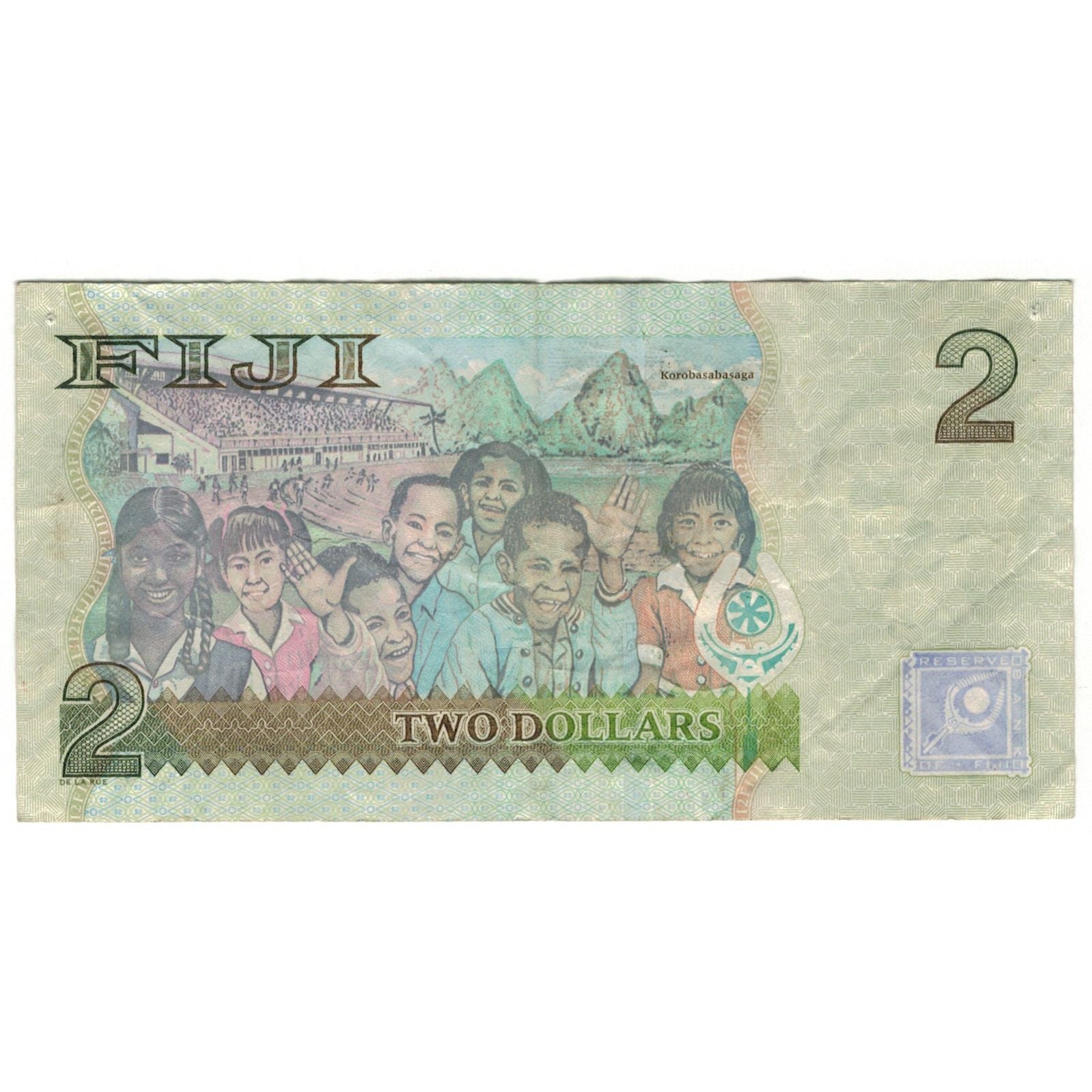 Banknote, Fiji, 2 Dollars, KM:96b, VF(20-25)