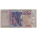 Banknote, West African States, 10,000 Francs, 2003, KM:118Aa, VG(8-10)