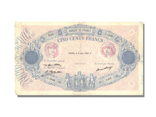 France, 500 Francs, 500 F 1888-1940 ''Bleu et Rose'', 1932, KM #66l,...