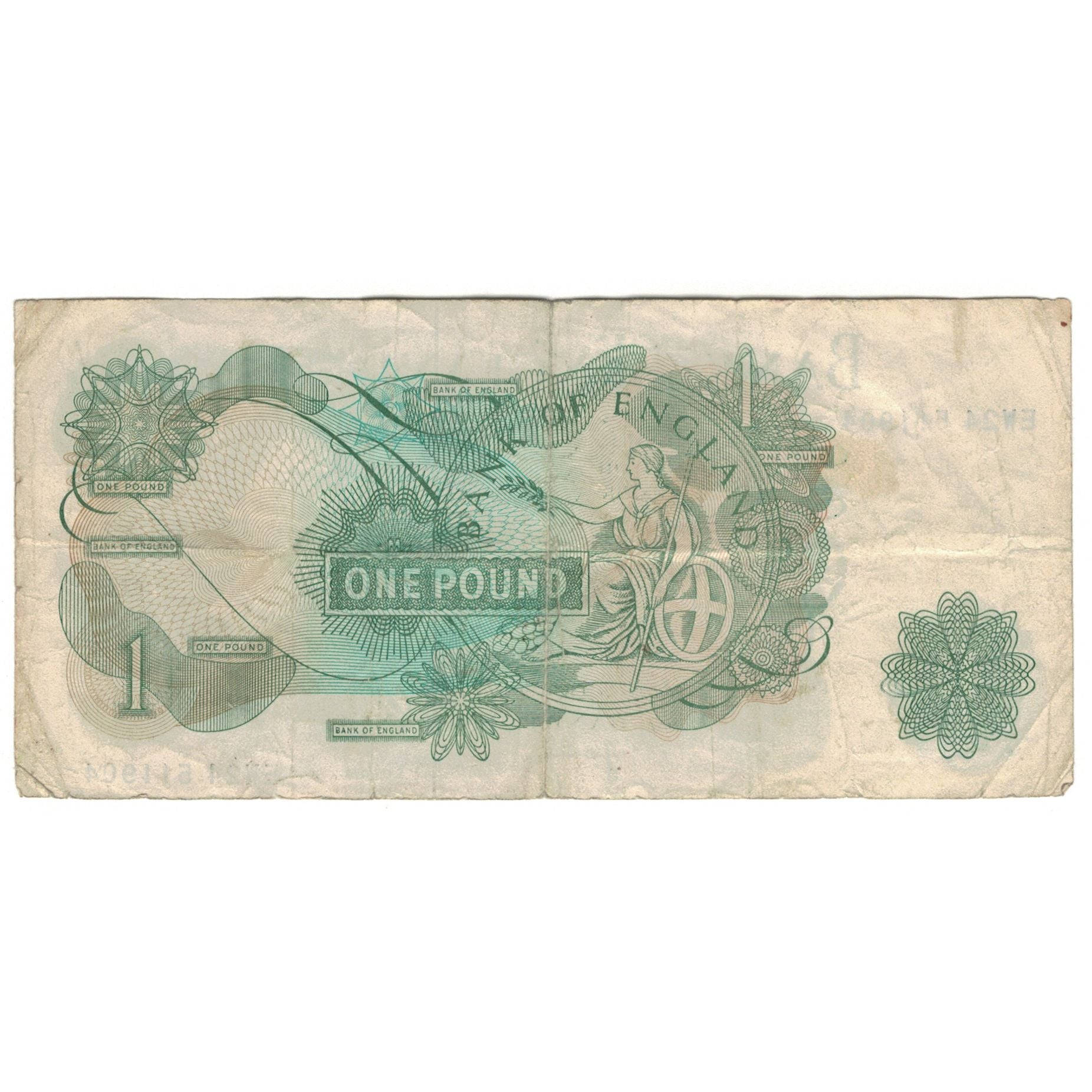 Banknote, Great Britain, 1 Pound, KM:374g, VF(20-25)