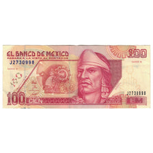 Nota, México, 100 Nuevos Pesos, 1992, 1992-12-10, KM:102, EF(40-45)