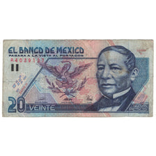 Banknote, Mexico, 20 Pesos, 1992, 1992, KM:116a, VG(8-10)