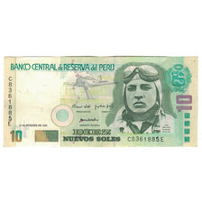 Banknote, Peru, 10 Nuevos Soles, 2001-09-27, KM:175, AU(55-58)