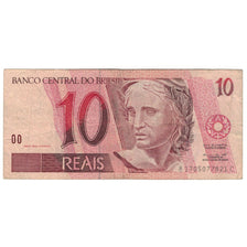 Banknot, Brazylia, 10 Reais, KM:245Ae, VF(20-25)