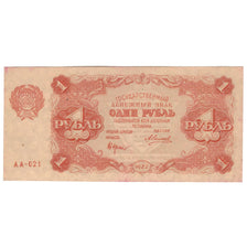 Banknote, Russia, 1 Ruble, 1922, KM:127, AU(55-58)