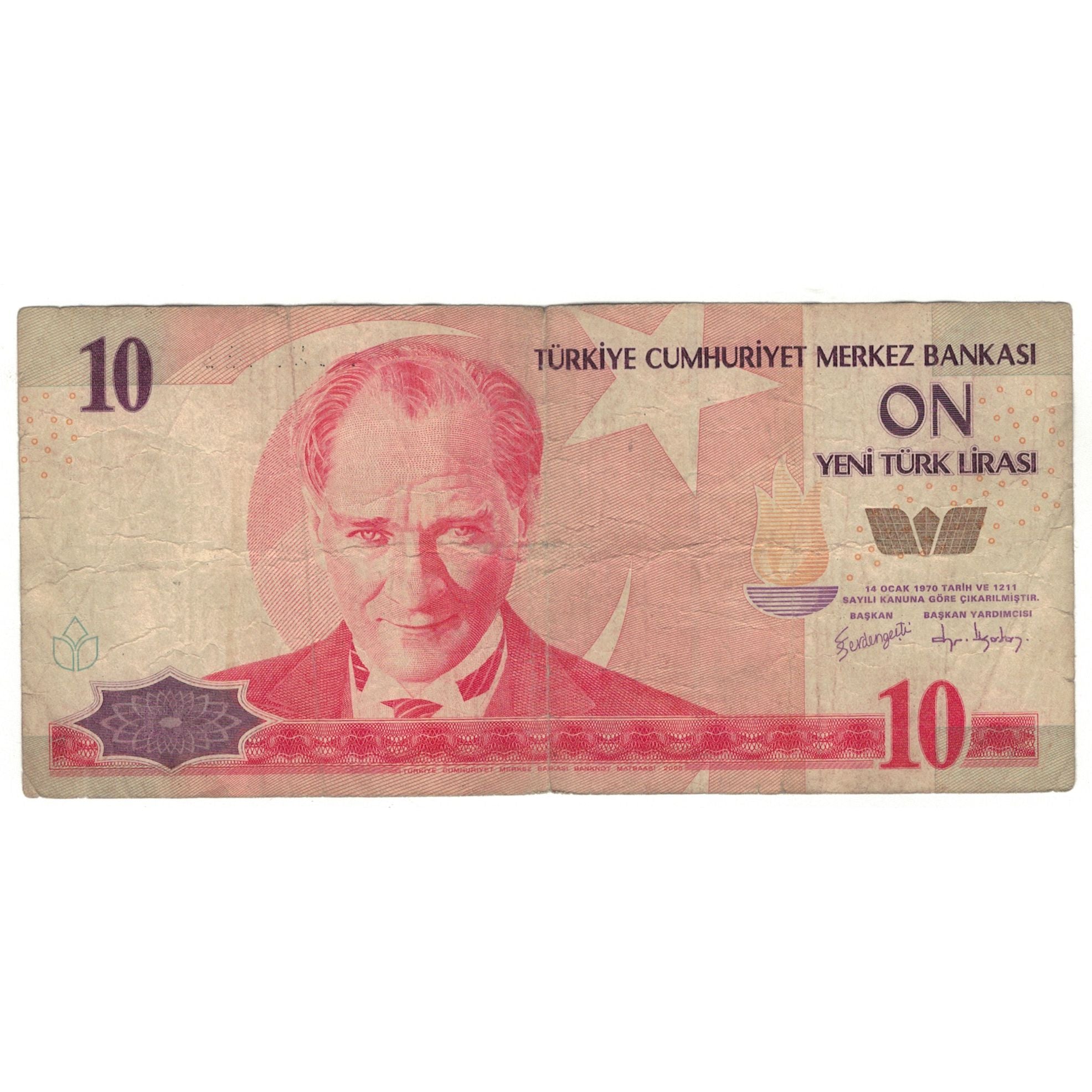 Banknote, Turkey, 10 Lira, 1970, 1970-01-14, KM:147a, VF(20-25)