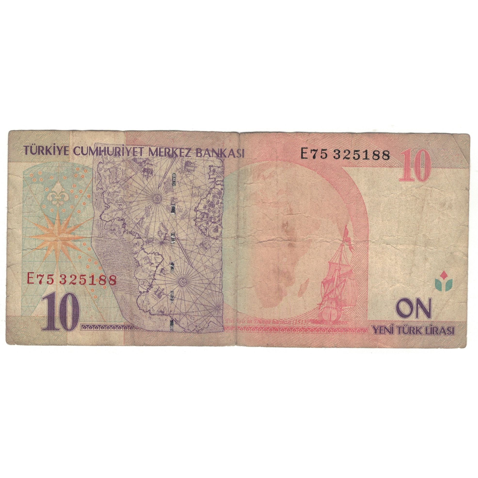 Banknote, Turkey, 10 Lira, 1970, 1970-01-14, KM:147a, VF(20-25)